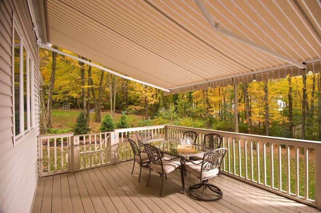 Retractable Awning Deck Looking Out